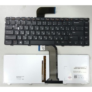 Клавиатура Dell Inspiron N5040 черная с подсветкой