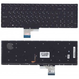 Клавиатура  Lenovo IdeaPad Y50-70 черная с подсветкой