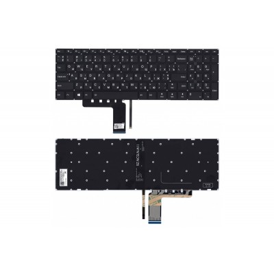 Клавиатура  Lenovo IdeaPad 510-15 черная с подсветкой