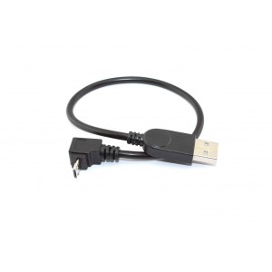 Кабель USB  Type A на Micro USB угол вверх  0,25 м