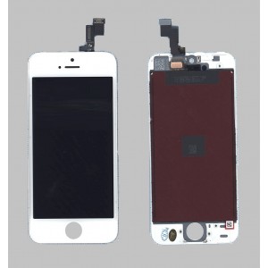 iPhone 5S - дисплей в сборе с тачскрином, белый ORG