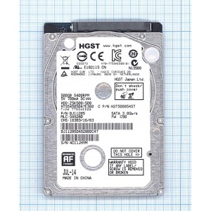 Жесткий диск HDD 2,5&quot; 500GB HGST Z5K500-500 HTS545050A7E380