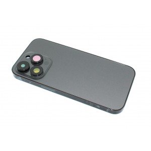 Задняя крышка (корпус) в сборе с рамкой для Apple iPhone 14 Pro черная