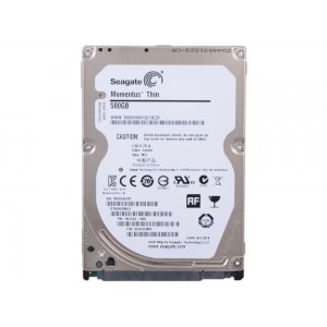 Жесткий диск HDD, 2.5", 500 Гб, SATA III, Seagate, Momentus Thin, 32 Мб, 7200 rpm, ST500LM021