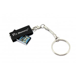 Флешка USB Dr. Memory 005 4Гб, USB 3.0, серебристый