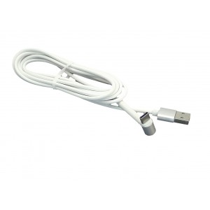 Кабель для зарядки USB - USB Type-C  &quot;Г-образный разъем&quot;, 2m. Белый