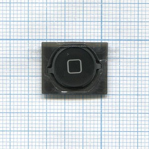 Кнопка HOME для Apple iPhone 4S черная