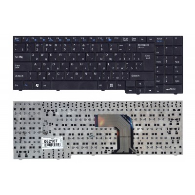Клавиатура для ноутбука DNS MB50 черная без рамки