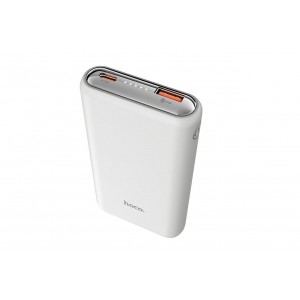 Внешний аккумулятор Powerbank HOCO Q1 Kraft быстрая зарядка QC3.0, USB-A 22,5W (10000mAh), белый
