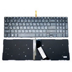 Клавиатура для ноутбука Acer Aspire V5-573G, V5-573A, V5-573P, V5-573PG черная, с подсветкой