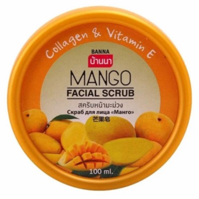 Banna Скраб для лица с экстрактом манго / Mango Facial Scrub, 100 мл