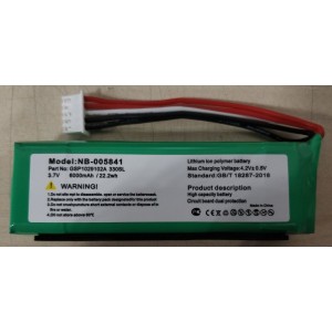 Аккумулятор для колонки JBL Charge 3 (GSP1029102A), 22.2Wh, 6000mAh, 3.7V, OEM