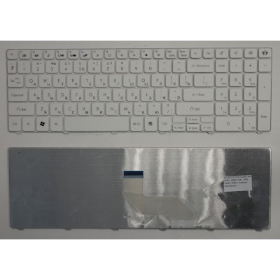 Клавиатура для ноутбука Packard Bell Easynote TM81 белая