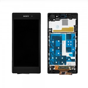 Дисплей, матрица и тачскрин для смартфона Sony Xperia Z1 L39H, 5" 1080x1920, A+. Черный.