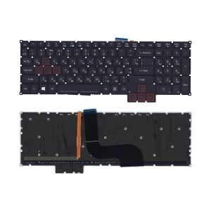 Клавиатура для Acer Predator G9-591 черная с подсветкой