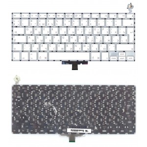 Клавиатура для ноутбука Apple Macbook A1181 13.3&quot; for Intel белая большой Enter