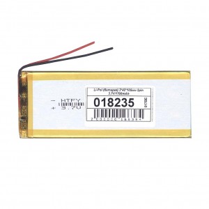 Аккумулятор Li-Pol (батарея) 3*42*105мм 2pin 3.7V/1700mAh