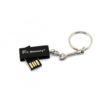 Флешка USB Dr. Memory 005 4Гб, USB 2.0, серебристый