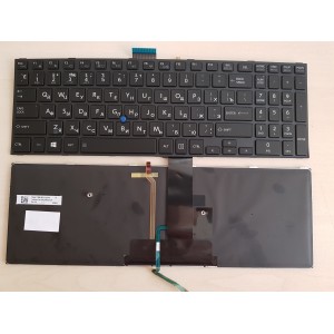 Клавиатура для ноутбука Toshiba Satellite R50-C, Tecra A50-C, Z50-C черная, с рамкой, с подсветкой, с джойстиком