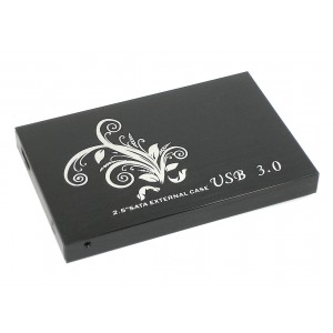 Бокс для жесткого диска 2,5&quot; алюминиевый USB 3.0 DM-2512 черный