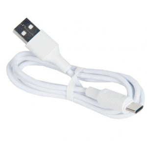 Кабель USB BOROFONE BX1 для Type-C, быстрая зарядка (fast charge), 3.0А, длина 1м, белый