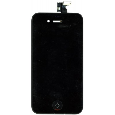 iPhone 4S - дисплей в сборе с тачскрином, черный