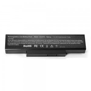Аккумулятор для ноутбука усиленный Asus K72, N71, N73, X72, X73, K73, F2, F3, A9 Series. 10.8V 6000mAh PN: A32-N73, 70-NX01B1000Z