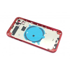 Задняя крышка (корпус) в сборе с рамкой для Apple iPhone 11 красная