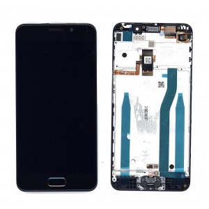 Дисплей для Asus ZenFone 3s Max ZC521TL черный с рамкой