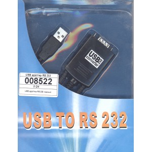 USB адаптер RS 232 черный