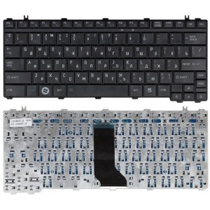 Клавиатура для ноутбука Toshiba Satellite U500, U505, U400, U405, A600, T130, T135, Portege M800, M900 черная