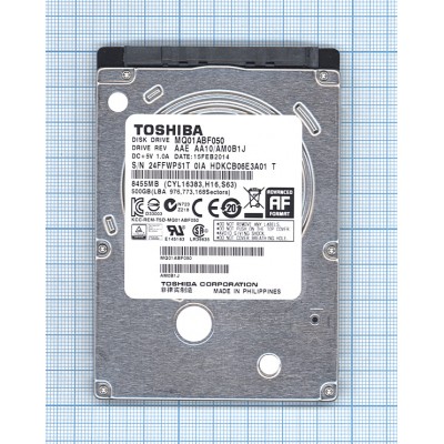 Жесткий диск 2.5&quot; для TOSHIBA , 500GB , SATA II