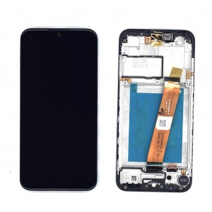 Дисплей (модуль) для Samsung Galaxy M01 SM-M015 в сборе с тачскрином и рамкой черный