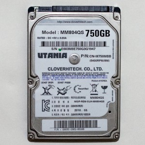 Жесткий диск HDD 2,5&quot; 750GB UTANIA MM804QS