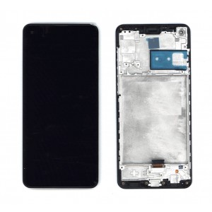 Дисплей для Samsung Galaxy A21S SM-A217F OLED черный с рамкой