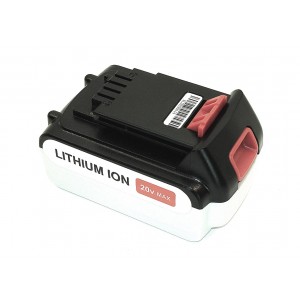 Аккумулятор для Black & Decker (p/n: LB20, LBX20, LBXR20 SL186K, ASL188K, BDCDMT12) 20V 4Ah Li-ion