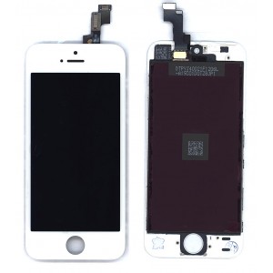 Дисплей для Apple iPhone 5S, iPhone SE в сборе с тачскрином (Tianma) белый