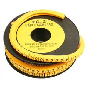 Cabeus EC-2-1 Маркер для кабеля д.7.4мм, цифра 1