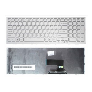 Клавиатура для Sony Vaio VPCEE белая