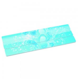 Dewal Beauty Набор пилок для полировки ногтей PL-09, 180/240 грит, 17,5 см, голубой