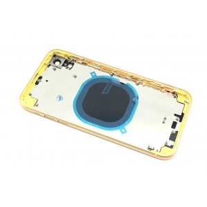 Задняя крышка (корпус) в сборе с рамкой для Apple iPhone XR yellow