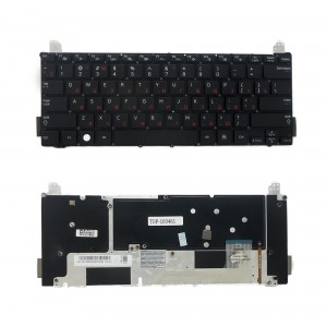 Клавиатура для Samsung NP900X1A Черная, без рамки. С подсветкой