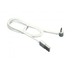 Кабель для зарядки USB - USB Type-C &quot;Г-образный разъем&quot;, 1m. Белый