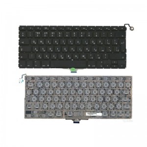 Клавиатура для ноутбука Apple MacBook A1237, A1304 (Early 2008 - Mid 2009) черная, большой Enter