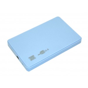 Бокс для жесткого диска 2,5&quot; пластиковый USB 2.0 DM-2508 синий