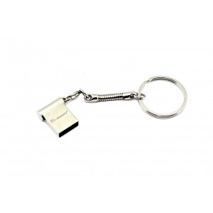 Флешка USB Dr. Memory mini 4Гб, USB 2.0, серебристый