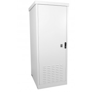 Шкаф уличный всепогодный настенный ЦМО ШТВ-НП, IP65, 12U, 620х600х300 мм (ВхШхГ), цвет: серый, (двойная дверь) ШТВ-НП-12.6.3-8ААА