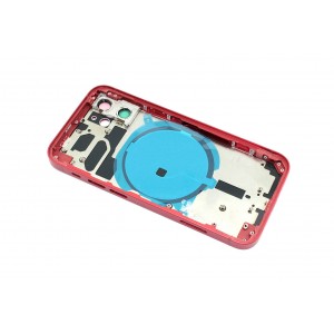 Задняя крышка (корпус) в сборе с рамкой для Apple iPhone 12 Mini красная