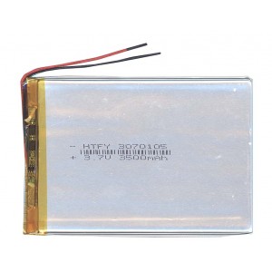 Аккумулятор Li-Pol (батарея) 3*70*105мм 2pin 3.7V/3500mAh
