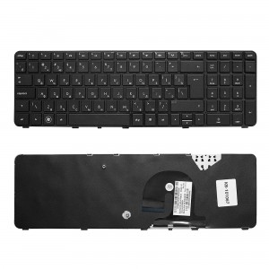 Клавиатура для HP Pavilion dv7-4190us Черная c черной рамкой